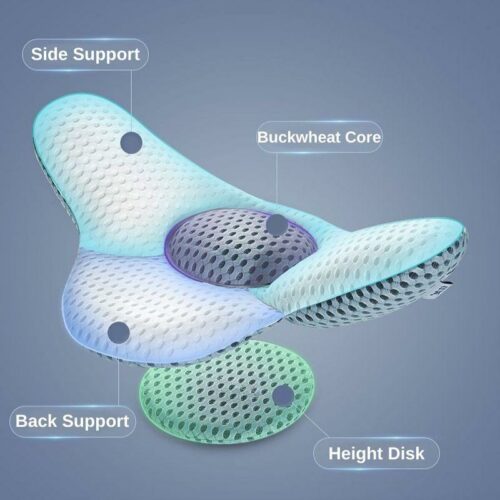 Lilypillow™ Official Retailer – Buckwheat Lumbar Support Sleep Pillow