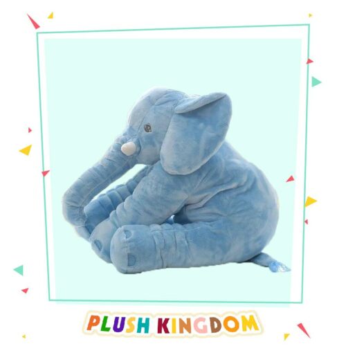 Plush Kingdom™ Official Retailer – Elephant Stuffed Animal Pillow
