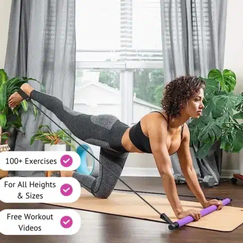 FlexiBar™ Multi Functional Pilates Bar - Official Retailer - Purple