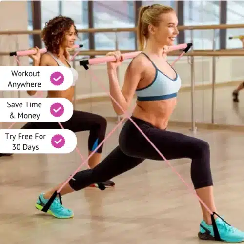 FlexiBar™ Multi Functional Pilates Bar - Official Retailer - Purple