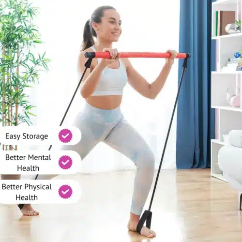 FlexiBar™ Multi Functional Pilates Bar - Official Retailer - Purple